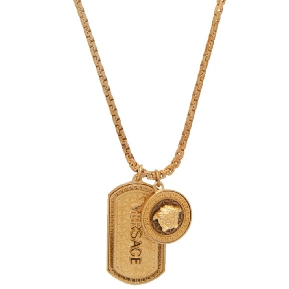 Versace Gold Medusa Pendant Necklace - Picture 5 of 10
